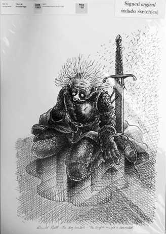 'Pummelled knight'
From 'The Dog Hunters'
$NZ150 (approx $US100, £77, €85) 'Pummelled knight'
From 'The Dog Hunters'
$NZ150 (approx $US100, £77, €85)